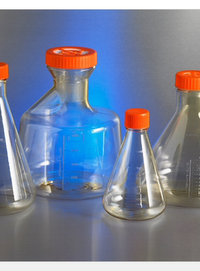 康宁Corning 细胞培养瓶 2L PETG Erlenmeyer Shake Flask 431280