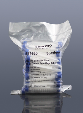 特价 NUNC 339650 15mll螺口尖底塑料离心管50个/包