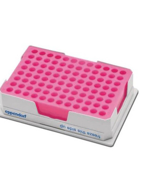 Eppendorf3881000023 PCR-Cooler低温指示冰盒0.2ml,粉红色冰盒
