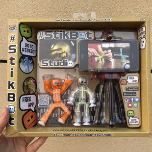 获奖好玩吸盘火柴人木偶定格动画拍摄制作steam想象力创造力玩具