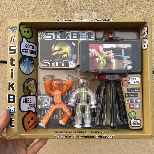 好玩火柴人定格拍摄想象力木偶