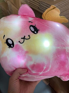 出口美国pikmi仿真发光毛绒小狗猫咪动物精灵女孩过家家生日礼物