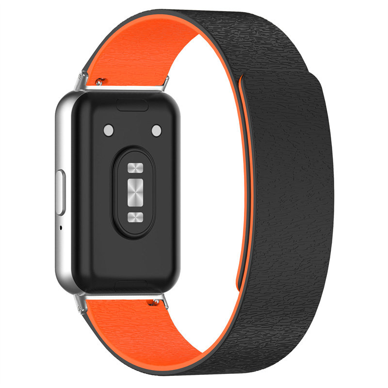 适用华为手环11/Pro表带云木纹磁吸硅胶表带华为手环11NFC腕带潮