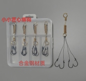 纯手工绑制爆炸钩套装 自己野钓验证钓到过鲫鱼鲤鱼草鱼翘嘴扁鱼等