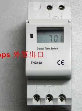 TP8A16 THC15A时控定时器220V开关导轨式16组开16组关