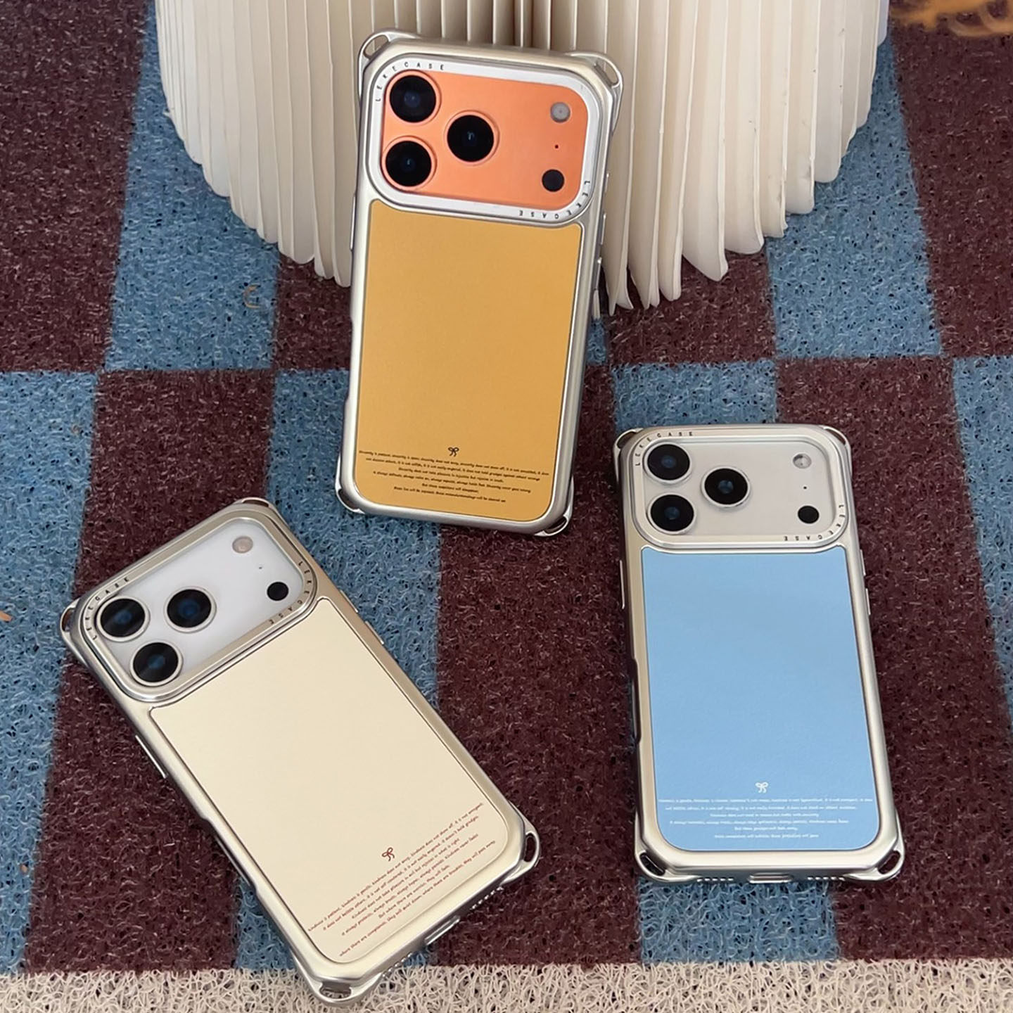 韩系字母适用苹果17手机壳小羊皮16纯色iphone15promax四角防摔mate80情侣13保护套12华为pura70纯色小米14