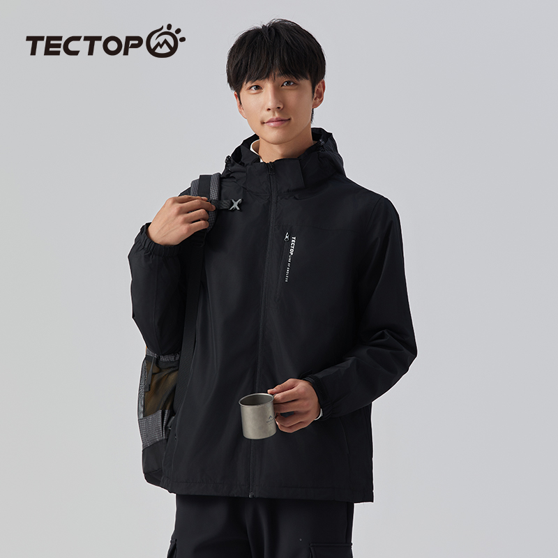 断码好品】户外单层冲锋衣保暖外套防水防风薄款透气登山户外服女