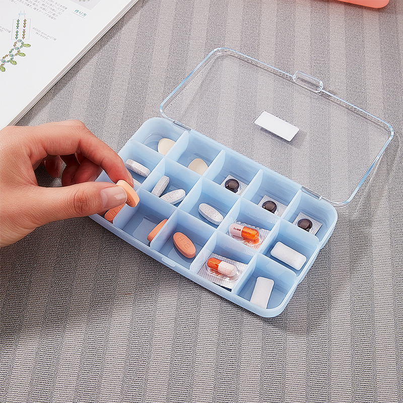 便携药盒迷你药片分装盒收纳盒