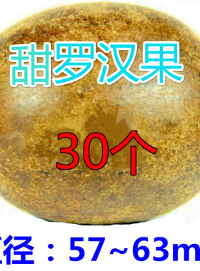 广西桂林特产永福罗汉果57-62mm30个独立包装农产品特大果花草茶
