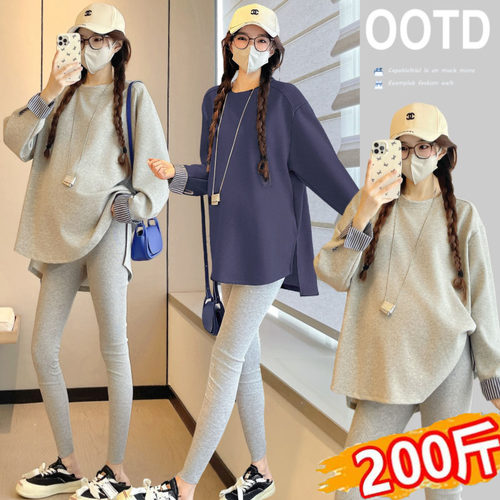 孕妇装2025新款秋装上衣宽松