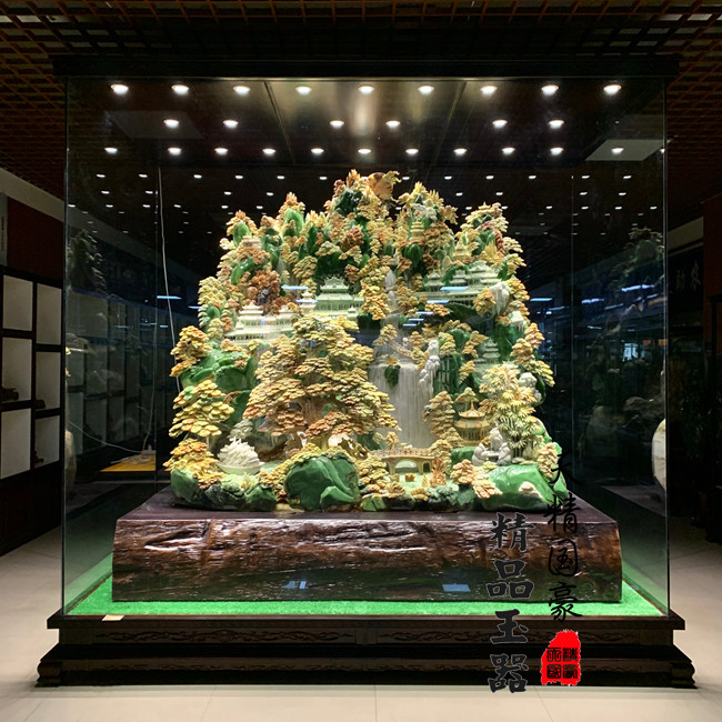 天精国豪新中式高档精品玉器摆件图片