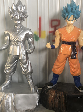 玻璃钢卡通动漫七龙珠模型雕塑