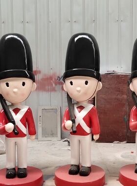 现货迎宾雕塑摆件泰迪熊玻璃钢