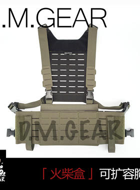 DMGear 战术胸挂 军迷防护背心野战轻便肚兜 火柴盒多形态可扩容