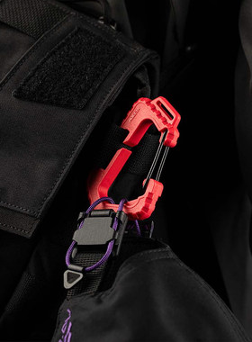 PSIGEAR 多功能快挂D扣 登山扣 背包挂扣 战术扣 PK52040