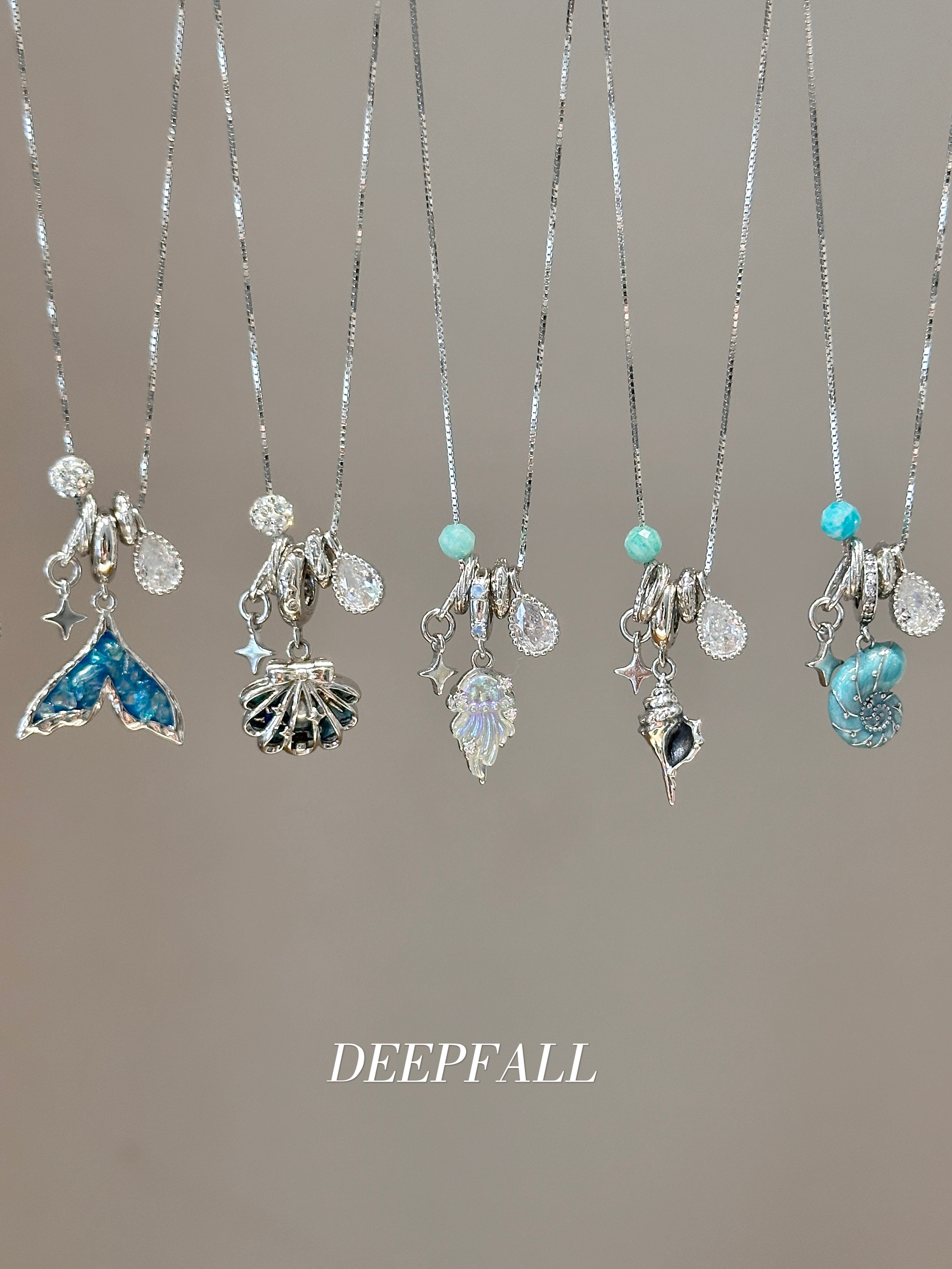 DEEPFALL【海洋系列】海星贝壳锁骨链·纯银s925小众设计感女款