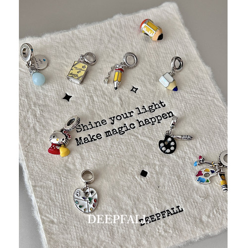 学富五车·好好学习系列纯银吊坠