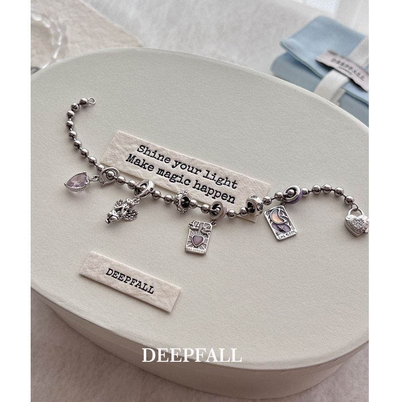 DEEPFALL心动恋人小天使爱心手链
