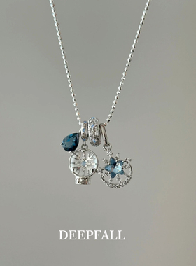 【絮影雪花系列】S925纯银清冷感雪花diy手镯手链项链系列吊坠