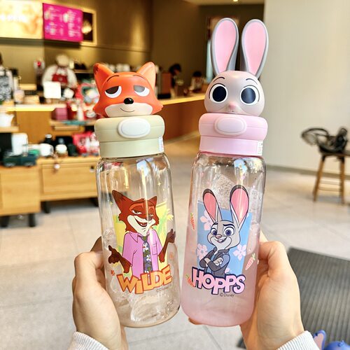 疯狂动物城联名朱迪尼克塑料杯