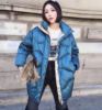 2019 winter new pattern Europe station Women's wear Peacock Down Jackets Mid length version #1905#