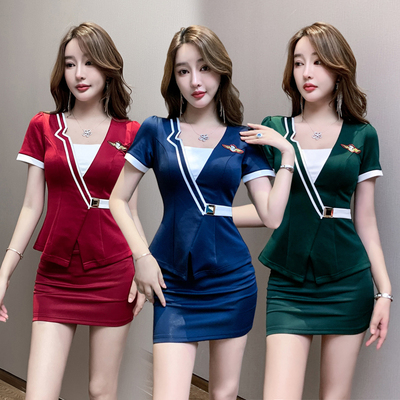 足浴技师工作服新款高端足疗师按摩工衣服装美容院养生师气质套装