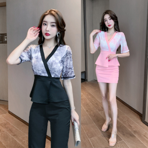 沐足店工作服女性感足浴按摩气质中袖套装足疗技师服美容院制服冬