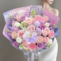 Super large hydrangea bouquet, rose flowers, nationwide same-city express delivery, birthday gift for your girlfriend in Beijing and Shanghai thumbnail 2