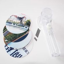 胸章机配件 胸章切圆器塑料通用切纸机简易切刀 可调节大小