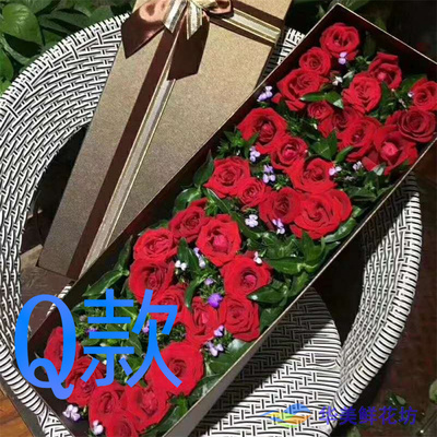 生日情人白玫瑰吉林松原送花店宁江区前郭尔县长岭县同城鲜花速递