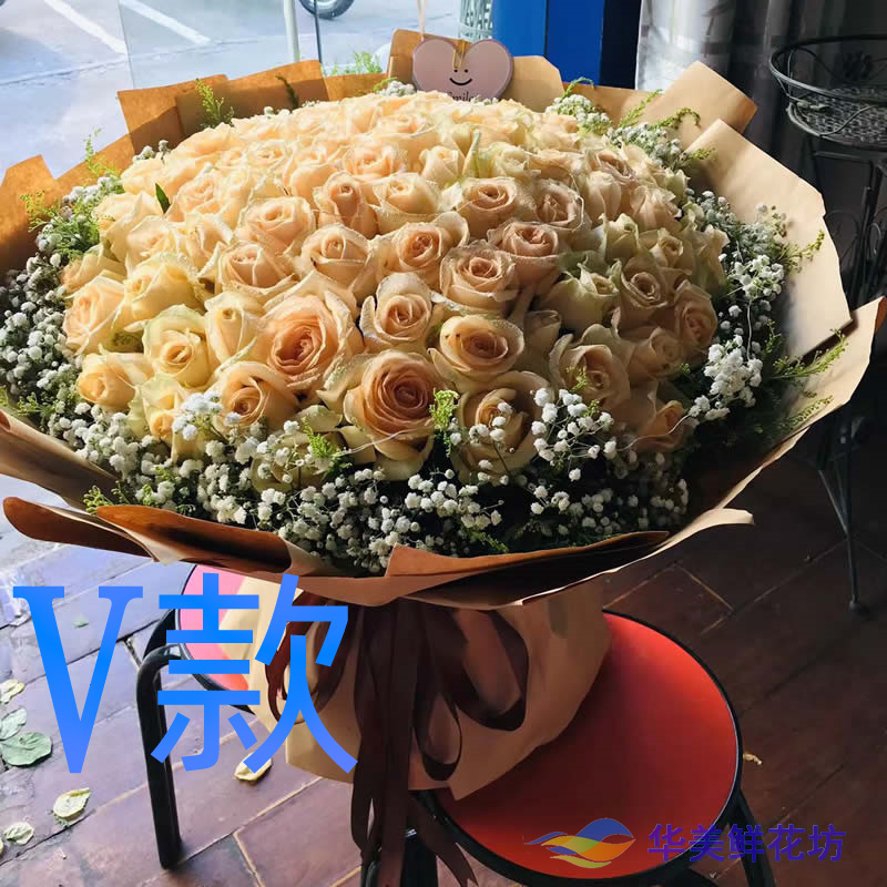 生日情人白玫瑰浙江温州花店送花平阳县苍南县文成县同城鲜花速递