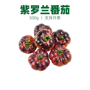 新鲜紫罗兰番茄1斤 丑马蹄鹅肝番茄紫元帅西红柿火山番茄酒店食材