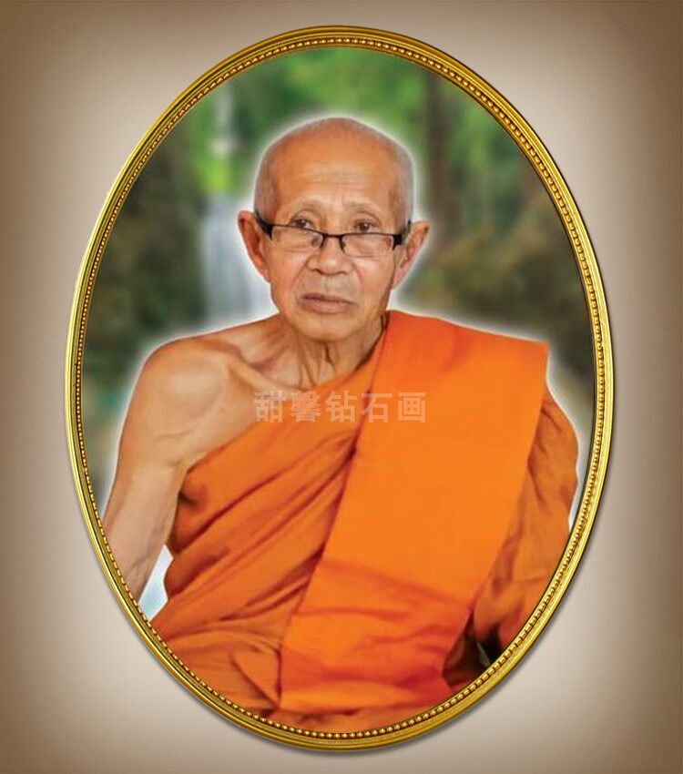 新款DIY方钻满钻钻石画椭圆形泰国人物手工贴钻印花十字绣带钻