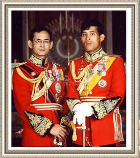 diy方钻满贴钻钻石画十字绣套件泰国国王拉玛九十拉玛十世钻石绣