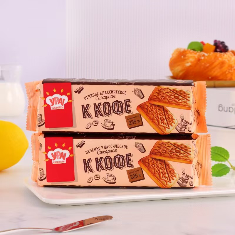 乌拉牌咖啡味饼干浓香酥脆下午茶