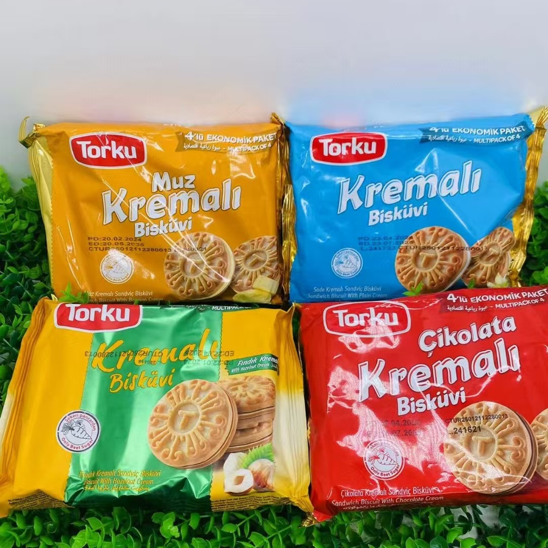 比姆比姆183克Torku土耳其进口倍迷饼干巧克力香蕉榛子奶油244g克