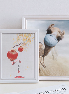 单框实木质挂墙7寸10寸12寸A416寸照片墙相框创意裱画框办公室