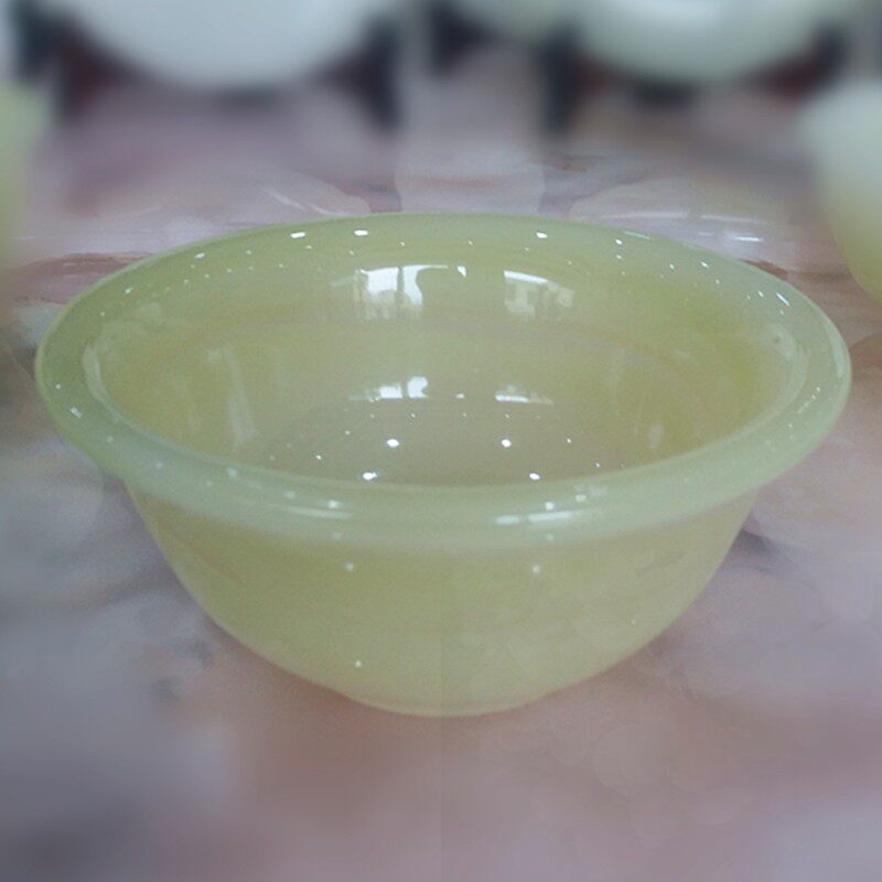 天然玉石碗摆件阿富汗玉碗礼品碗 家庭用品馈赠礼品