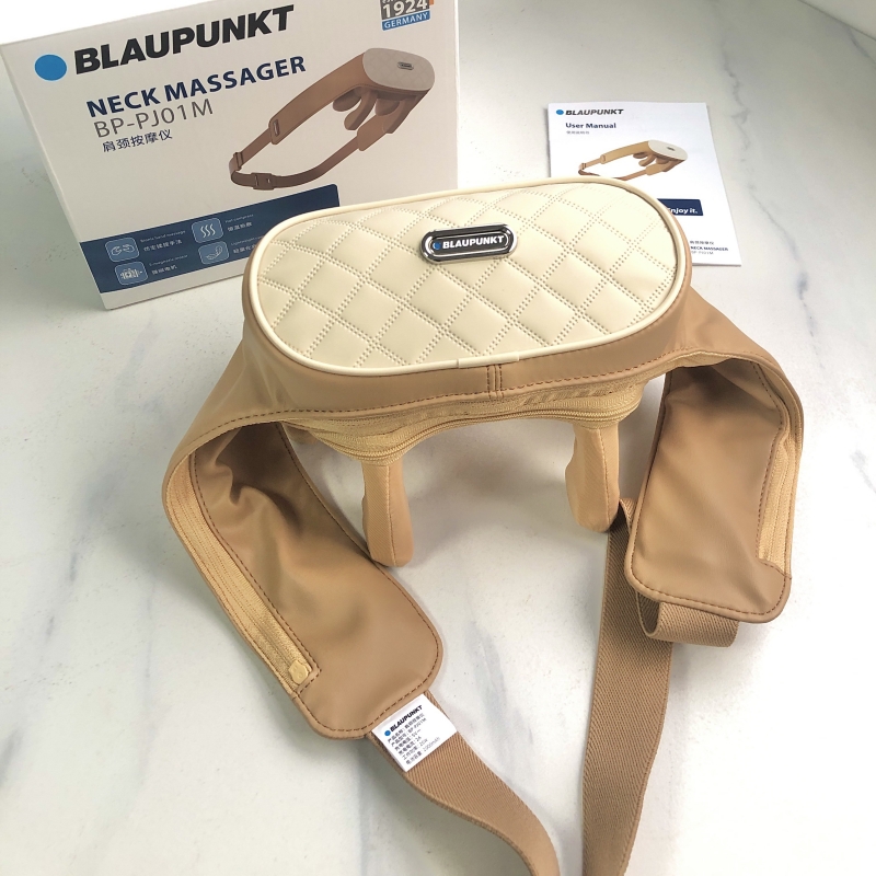德国蓝宝PJ01M轻奢款颈椎按摩器颈披肩腰部背部脖子斜方肌按摩仪