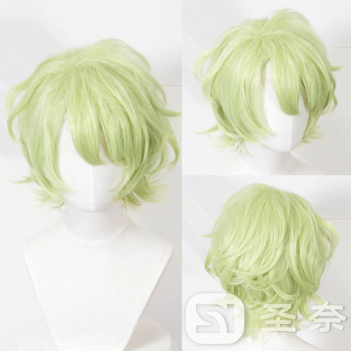 【圣奈】  巴日和 ES 偶像梦幻祭2 cos假发造型款 重量：183g