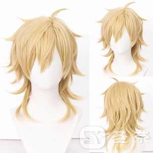 【圣奈】  羽风薰 ES偶像梦幻祭2 cos假发 造型款 重量：182g