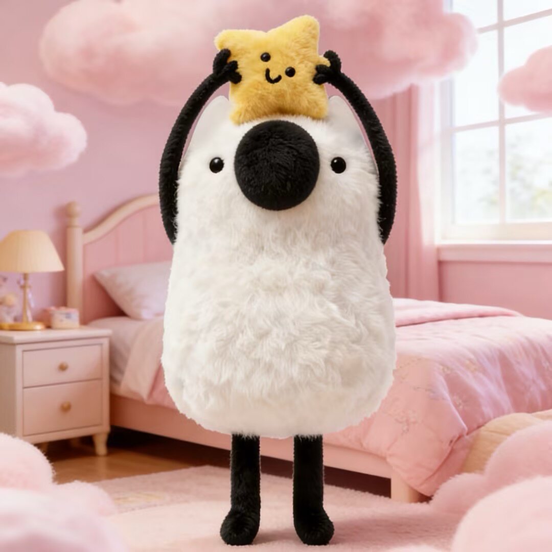 知乎刘看山追星玩偶毛绒挂件