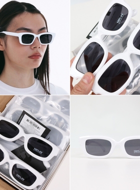 瑕疵女士Cuidado con el Perro瘦猫眼100%UV时尚防晒遮阳太阳眼镜
