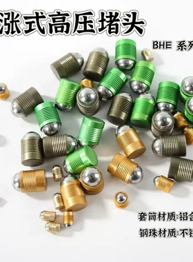 厂家直销BHE英制系列 球涨式高压堵头 膨胀式密封堵头 球涨式堵头