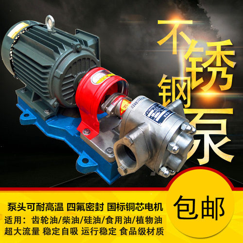 不锈钢齿轮油泵耐高温抽油