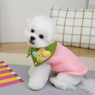 马甲套装 三件 围巾 25秋冬DB 宠物加厚棉服泰迪外套比熊 包邮