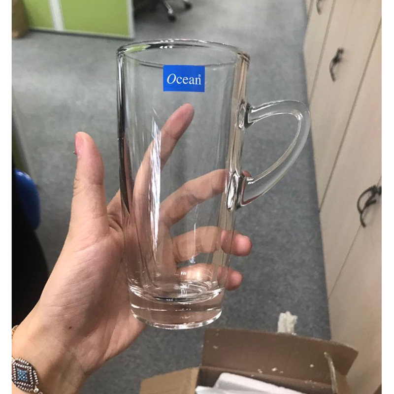 泰国Ocean冰咖啡杯定制logo 肯尼亚细身花茶杯子冷饮家用酒店正品
