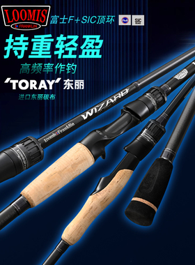 LFC鲁福 路亚竿超硬泛用超轻鳜鲈鱼枪柄直柄MLMH导环轮座远投