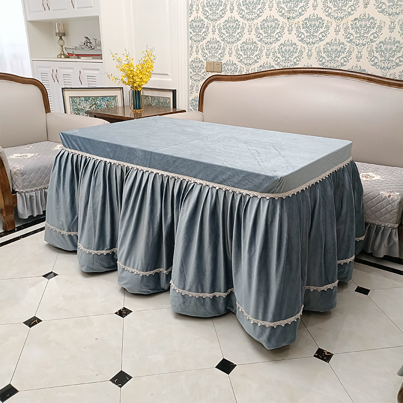 加厚加绒电暖桌罩可拆洗