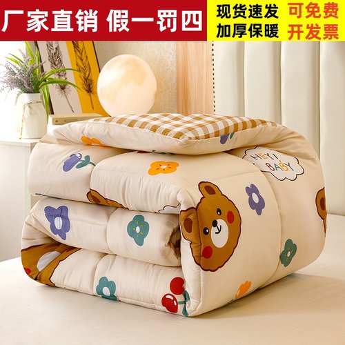 ins风羽丝被抗菌防螨水洗棉保暖